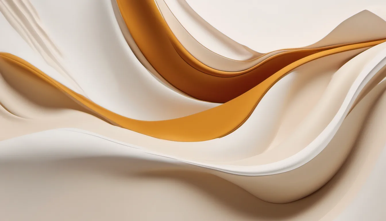 Abstract open loop illustration in amber and pale sand on white — decorative header for Affiliate Disclosure