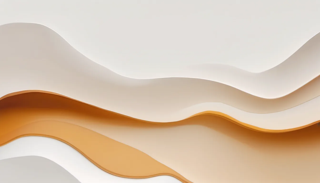 Abstract wide horizon mass illustration in amber and pale sand on white — decorative header for Home Backup Power Stations Compared on Published Specs