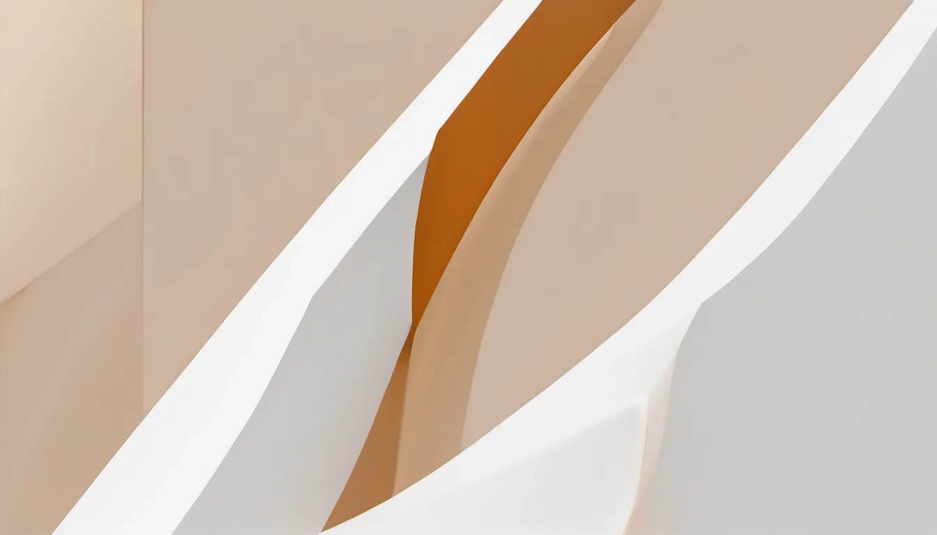 Abstract descending steps illustration in amber and pale sand on white — decorative header for Power Stations Under $400 Compared